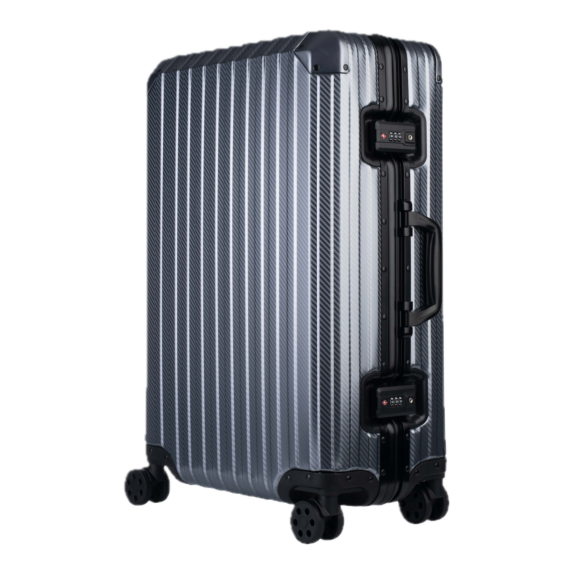 Aluminium Gunmetal Koffer