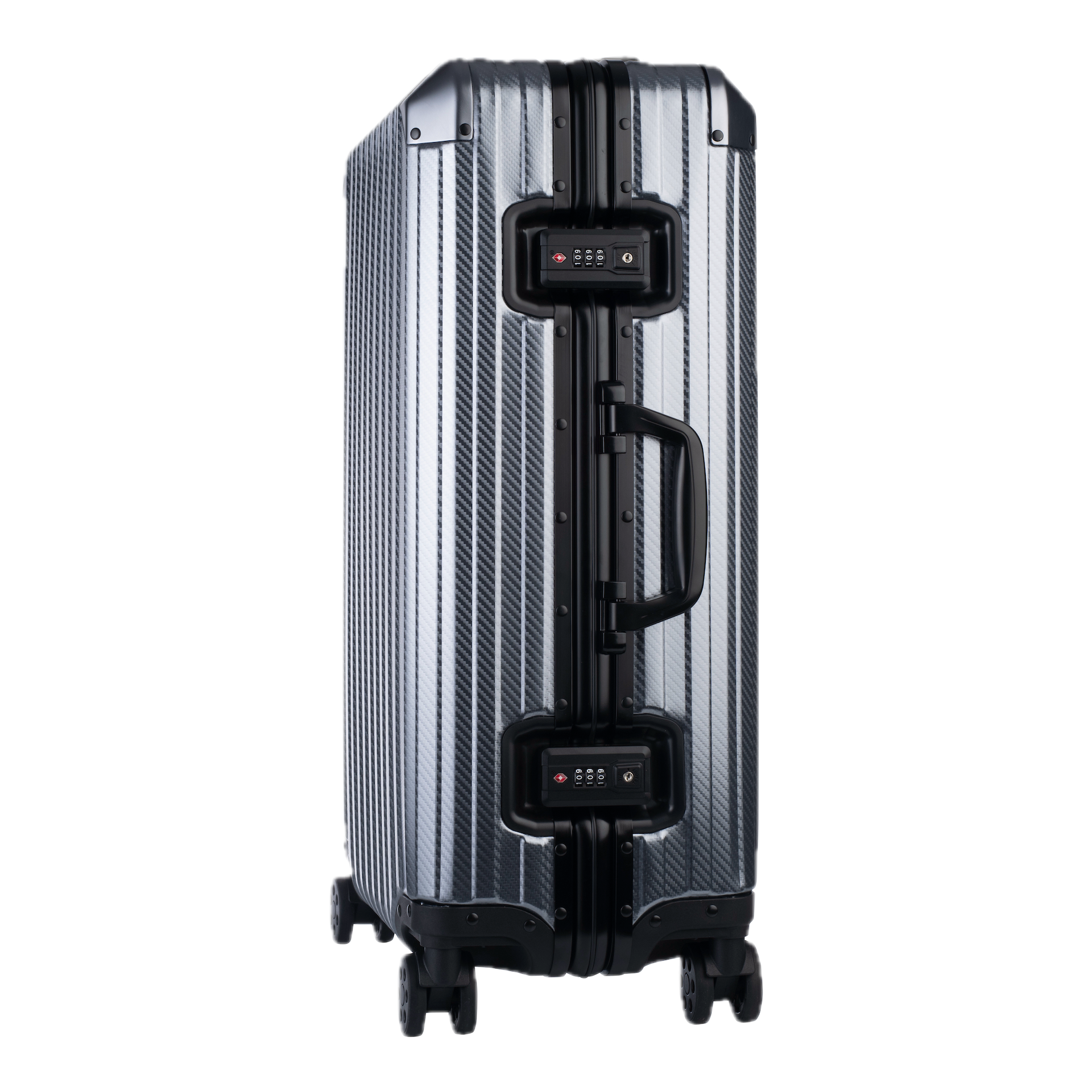 Aluminium Gunmetal Koffer