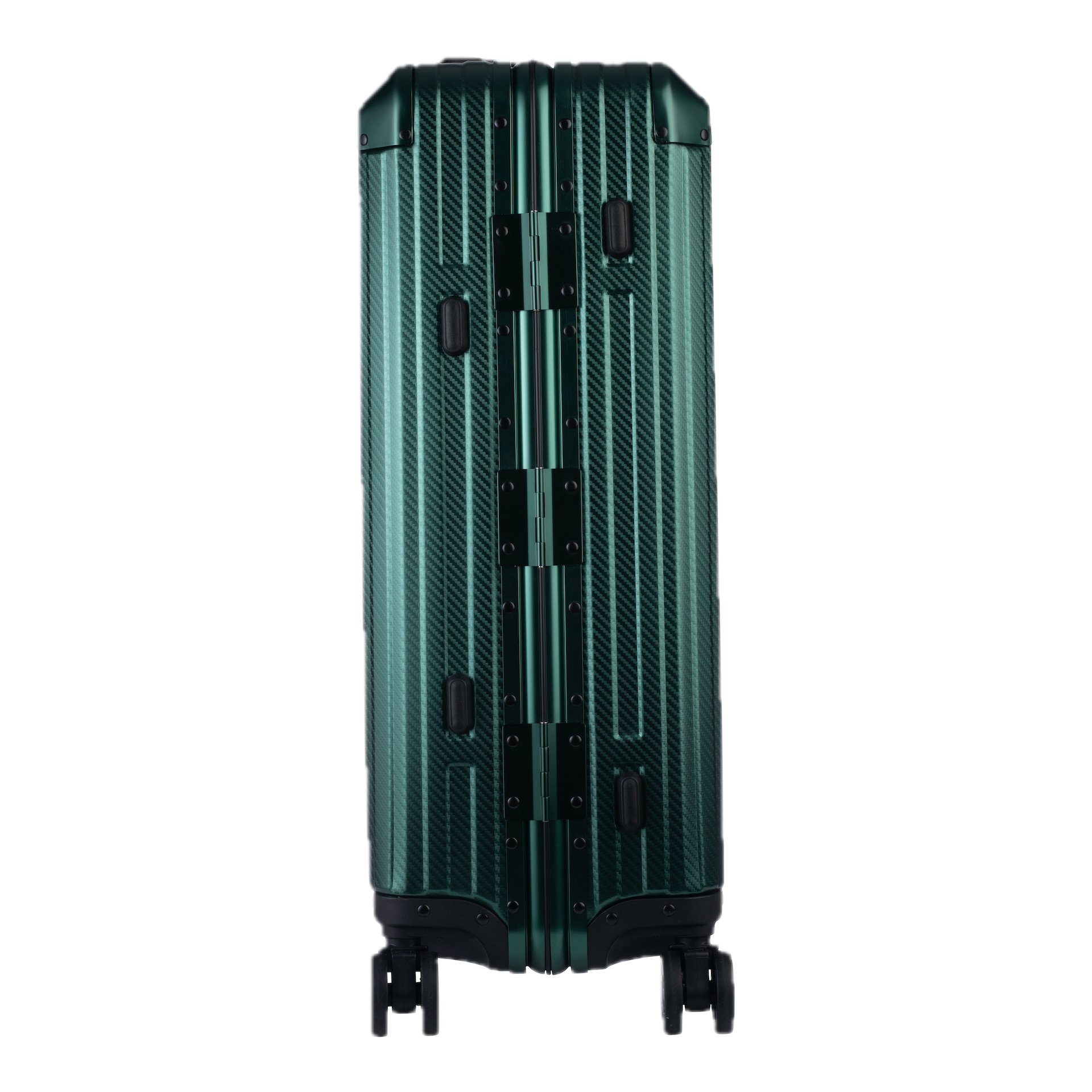 Aluminium Green Koffer