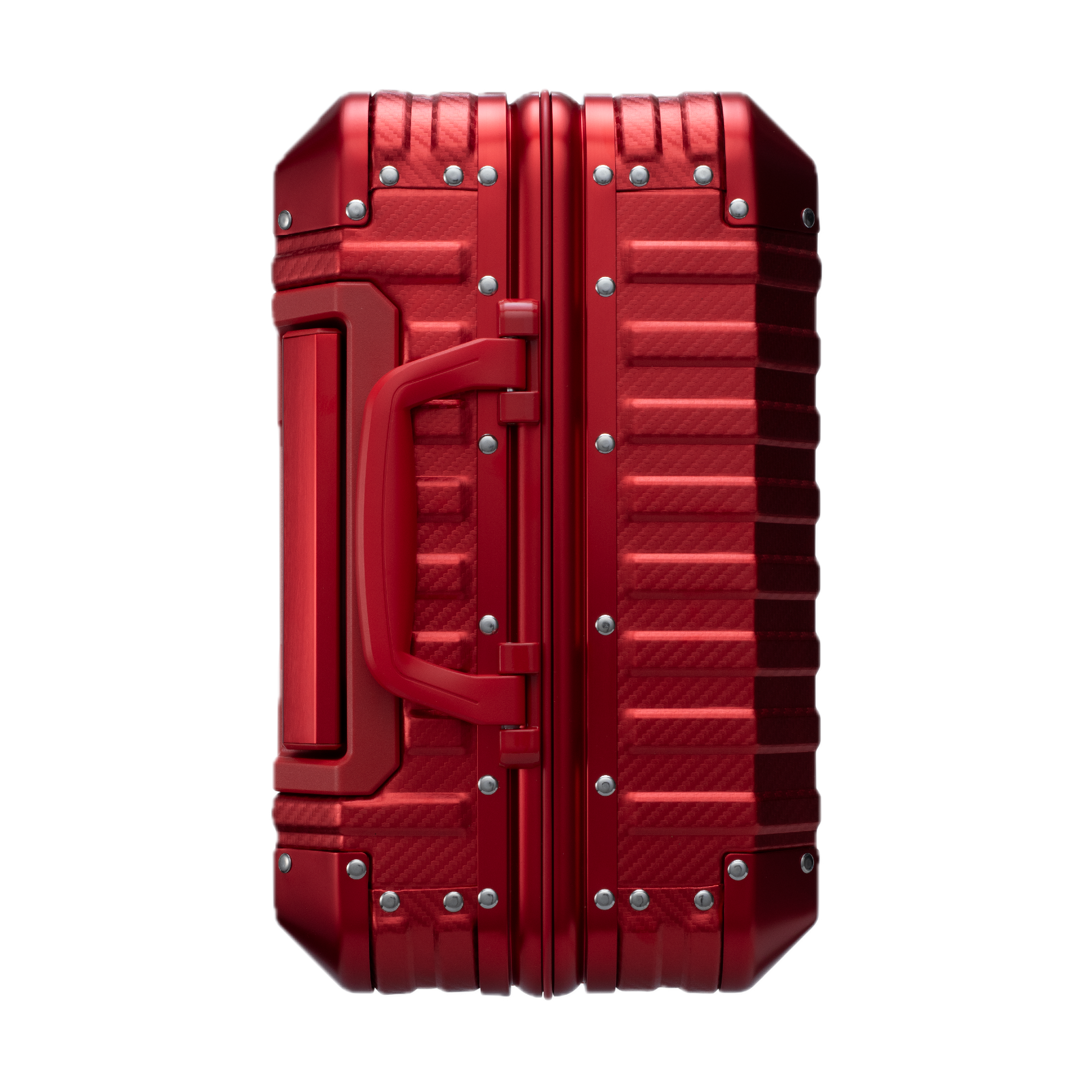 Aluminum Red Koffer