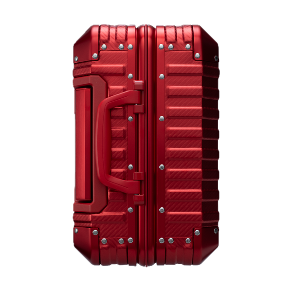 Aluminum Red Koffer