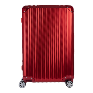 Aluminum Red Koffer